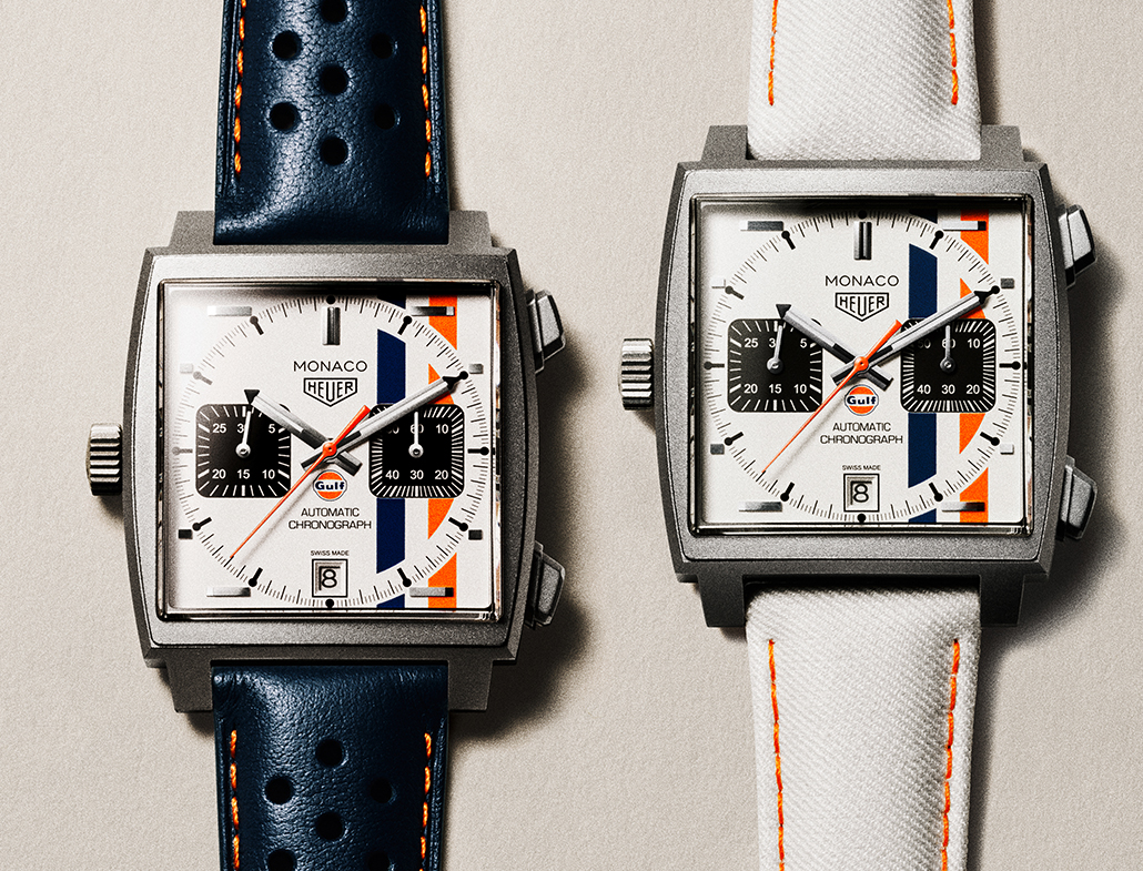 TAG HEUER PRESENTS THE TAG HEUER MONACO CHRONOGRAPH X GULF